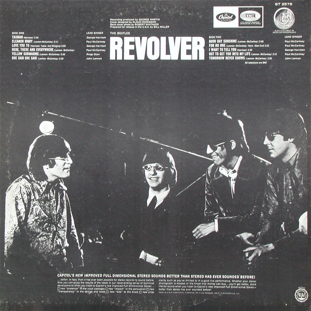 Débardeur The Beatles - Couverture De L'album Revolver - Produit Officiel Sous Licence - Pour Fans De Musique